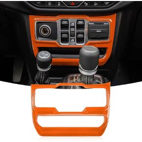 JeCar Window Control Panel Trim Cover Interior Decoration Accessories Compatible with Jeep Wrangler 2018-2023 JL JLU & 2020-2023 Gladiator JT, Red