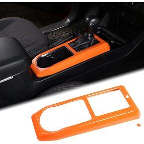 Aunginsy Car Central Control Gear Shift Panel Cover Cup Holder Trim Compatible with Toyota Tacoma 2016-2023 Gear Shifter Console Anti-Scratch Panel Frame Decorative Sticker Protection ABS Accessories