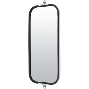 Retrac 610256 7 x 16-Inch Stainless Steel Bubble-Back Semi Truck West Coast Mirror Head, Universal Driver or Passenger Side