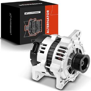 A-Premium Alternator Compatible with Chevrolet Aveo 04-08, Aveo5 06-08 & Pontiac Wave 05-08 & Suzuki Swift+ 04-08, L4 1.6L, 12V 85Amp Clockwise 6-Groove Pulley, Replace# 96838439, 96954113