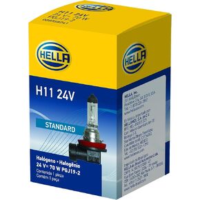 HELLA H11 24V Standard Halogen Bulb, 70W