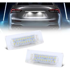 OPP ULITE LED لوحة ترخيص ضوء لـ 2014-2020 Maserati Ghibli M157، 36-LED أبيض بارد 6000K التوصيل والتشغيل، عبوة من قطعتين
