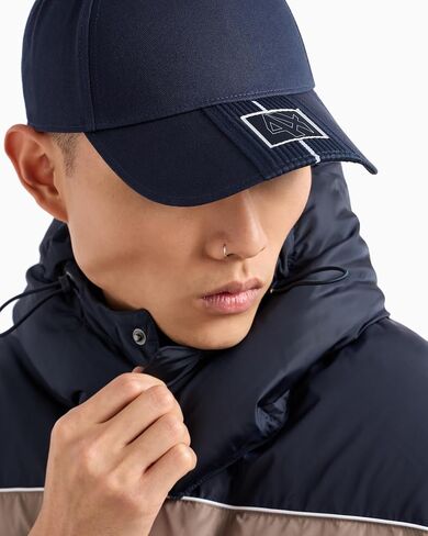 Armani Exchange Men's Ax Logo Line Baseball Hat in Saudi Arabia