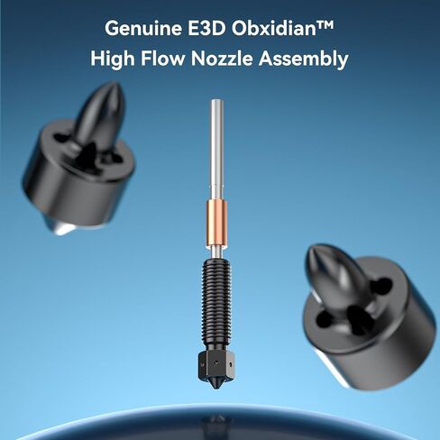 Creality K1C Nozzle 0.4mm, Quick-Swap with Titanium Alloy Heat Break, High Flow Support High-Speed Printing 30-600mm/s for Creality K1(2024)/K1 Max(2024)/K1C/K1 SE/Ender 3 V3/Plus 3D Printers in Kuwait