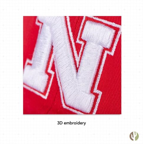 Desert Cactus University of Nebraska Baseball Hat Huskers GBR NU Brimmed Embroirderd Hats Cap Adjustable Cloth Strap Adult (Style B1) Black in Saudi Arabia