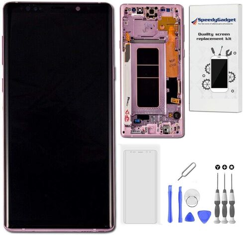 شاشة AMOLED بديلة لمحول رقمي تعمل باللمس لهاتف Samsung Galaxy Note 9 باللون الأسود in Saudi Arabia