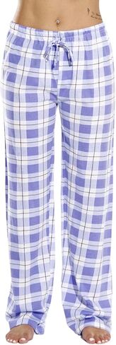 SOFIA'S CHOICE Women's Buffalo Plaid Pajama Pants Drawstring Lounge Pj Pant Bottoms Sleepwear Red Medium in Saudi Arabia