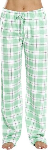 SOFIA'S CHOICE Women's Buffalo Plaid Pajama Pants Drawstring Lounge Pj Pant Bottoms Sleepwear Red Medium in Saudi Arabia