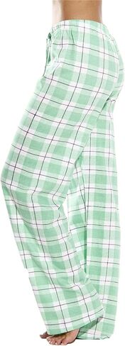 SOFIA'S CHOICE Women's Buffalo Plaid Pajama Pants Drawstring Lounge Pj Pant Bottoms Sleepwear Red Medium in Saudi Arabia