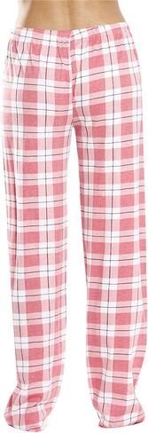 SOFIA'S CHOICE Women's Buffalo Plaid Pajama Pants Drawstring Lounge Pj Pant Bottoms Sleepwear Red Medium in Saudi Arabia