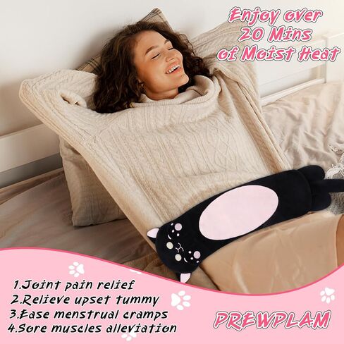 Microwave Heating Pad for Cramps Pain Relief, Moist Heat Microwavable Period Menstrual Heating Pad Stuffed Animal Cute Brown Dachshund Heat Pack, with Washable Cover in Kuwait