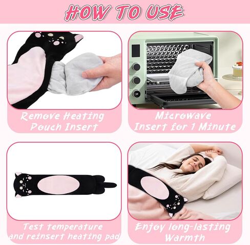 Microwave Heating Pad for Cramps Pain Relief, Moist Heat Microwavable Period Menstrual Heating Pad Stuffed Animal Cute Brown Dachshund Heat Pack, with Washable Cover in Kuwait