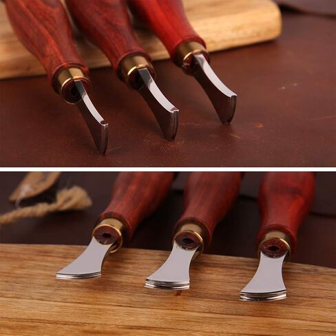 UOOU Leather Shallow Slot Edge Lineer Edge Device(1.5mm), Edge Creaser Stainless Steel, Leather Crimping Working Tools, Leather Edge Creaser for Beginners and Professionals DIY Leather Craft in Kuwait