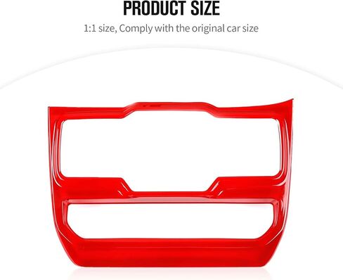 JeCar Window Control Panel Trim Cover Interior Decoration Accessories Compatible with Jeep Wrangler 2018-2023 JL JLU & 2020-2023 Gladiator JT, Red in Kuwait