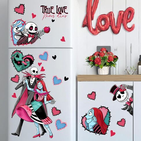 Mfault Valentines Day Animals Window Clings 4 Sheets, Hello Valentine Labrador Dog Frog Cartoon Mouse Owl Stickers Decals Decorations, Love Hearts Anniversary Wedding Home Kitchen Decor Party Supplies in Saudi Arabia