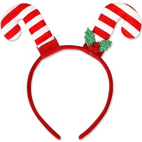 Brown Christmas Antlers Headband Reindeer Ears Headbands for Women Christmas Holiday Hair Accessories for Women