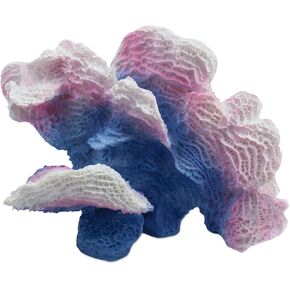 Artificial Sea Coral Statue, Coral Sculpture Home Decor Resin Nautical Decor, Coastal Decorations for Home Beach Themed Decor for Party Wedding Room Kitchen Table Shelf (White)