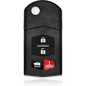 Car Key Fob Remote Keyless Entry Control BGBX1T478SKE125-01 315MHz 4 Button Replacement for 2006-2015 Mazda MX-5 Miata 3 6 Speed 3