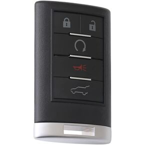 1Pcs NBG009768T Car Key Fob Keyless Control Entry Remote 20984227 5 Button Vehicles Replacement Compatible with SRX 22865375 NBG009768T 13502537