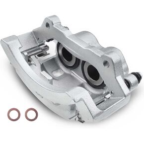 A-Premium Disc Brake Caliper Assembly with Bracket Compatible with Select Dodge and Ram Models - Ram 3500 Pickup 2003-2008, Ram 4000 2005-2009, 4000 2011 - Rear Right Passenger Side
