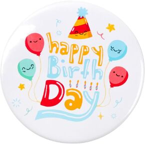 Happy Birthday Pin Birthday Boy Button Pin Birthday Girl Pin Birthday Button pin Happy Birthday Badge Pins Birthday Tinplate Badge Pin for Women Men Girls Boys Party Decorations