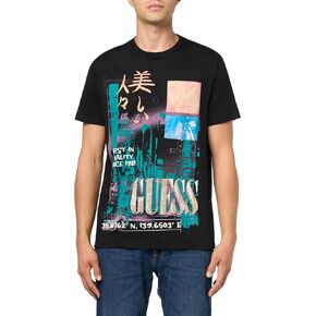 GUESS Men's Eco Rise in The East Tee