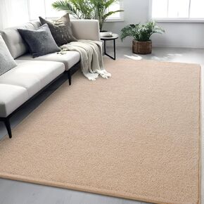 Modern Area Rugs for Bedroom Living Room, 5x7 Black Thickened Memory-Foam Indoor Carpets, Modern Aesthetic Minimalist Carpet, Non-Slip Soft Comfy Rug for Boys Girls Adults Home Decor