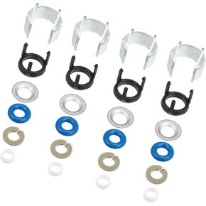 ACROPIX 4 Set Fuel Injector Seal Repair O-Ring Kit 06H998907A 06J998907 06G998907 for VW Beetle Golf Passat Jetta Tiguan for Audi A3 A4 S4 A5 S5 A6 Q3 Q5 TT Car Parts