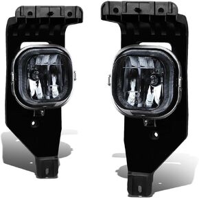 DNA MOTORING FL-NS023-SM Front Bumper Fog Light Driver & Passenger Side Enhance visibility [Compatible with 99-04 Ford F250 F350 F450 SD]