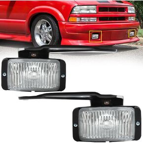 Fog Lights Assembly Fit For 1988-1997 Chevy/GMC C1500 C2500 C3500 K1500 K2500 K3500,1982-1997 Chevy S10.1982-1991 GMC S15.Pair.