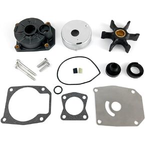 5000308 Water Pump Impeller Repair Kit with Housing Replacement for Johnson Evinrude OMC Outboard 40 45 50 55 60 65 70 HP Boat Motor Engine Rebuild Parts Replace 438593 769459 437772 437771