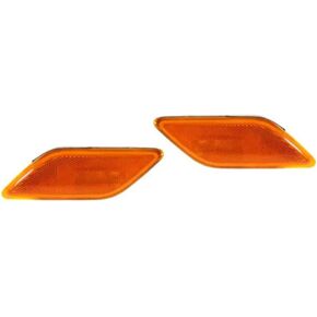 CarLights360: For Mercedes-Benz E350 Side Marker Light 2010 2011 2012 2013 Driver and Passenger Side | Pair | DOT Certified | For MB2550104 | MB2551104