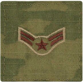 Air Force Airman First Class Rank OCP with Hook and Loop