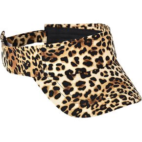 Womens Leopard Print Baseball Trucker Sport Golf Ponytail Pony Sun Hat Cap