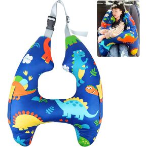 Car Pillow for Kids,H-Shape Travel Pillow for Child Sleeping Neck Shoulder Support Car Seat Pillow A Sleeping Artifact Suitable for Road Trips of Adults and Children Travel Pillow for Kids