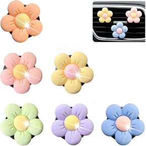 Car Decorations Air Vent Clip, 6 Pieces Super Cute Car Accessories for Women Interior,Give You a Girly But Classy Touch on Your Vehicle