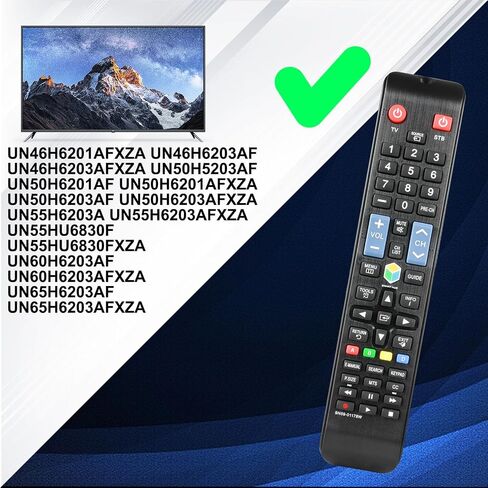 BN59-01178W for Samsung tv Remote UN32H5203 UN40H5203 UN55HU6830 UN55HU6830F UN55HU6830FXZA UN46H5203 UN50H5203 UN32H5203AF UN40H5203AF UN46H5203AF UN50H5203AF in Saudi Arabia