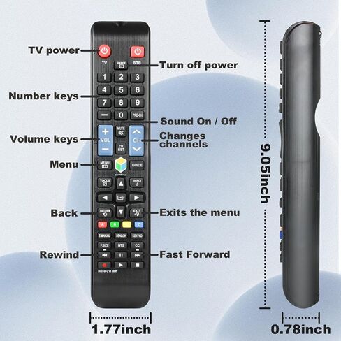 BN59-01178W for Samsung tv Remote UN32H5203 UN40H5203 UN55HU6830 UN55HU6830F UN55HU6830FXZA UN46H5203 UN50H5203 UN32H5203AF UN40H5203AF UN46H5203AF UN50H5203AF in Saudi Arabia