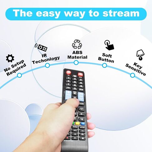 BN59-01178W for Samsung tv Remote UN32H5203 UN40H5203 UN55HU6830 UN55HU6830F UN55HU6830FXZA UN46H5203 UN50H5203 UN32H5203AF UN40H5203AF UN46H5203AF UN50H5203AF in Saudi Arabia