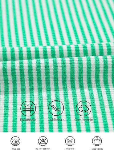 AlvaQ Womens Tank Tops 2024 Summer Casual Basic Striped Crewneck Ruffle Sleeveless Shirts in Saudi Arabia