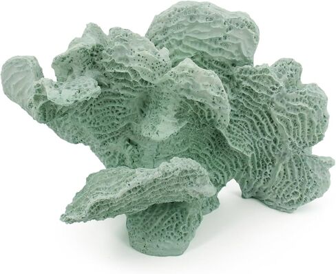 Artificial Sea Coral Statue, Coral Sculpture Home Decor Resin Nautical Decor, Coastal Decorations for Home Beach Themed Decor for Party Wedding Room Kitchen Table Shelf (White) in Kuwait