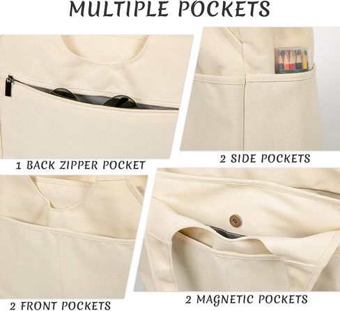 Utility Large Tote Bag, Women's Canvas Tote Bag Duffel Gym Bag, Casual Shoulder Bags Handbag for Work in Saudi Arabia