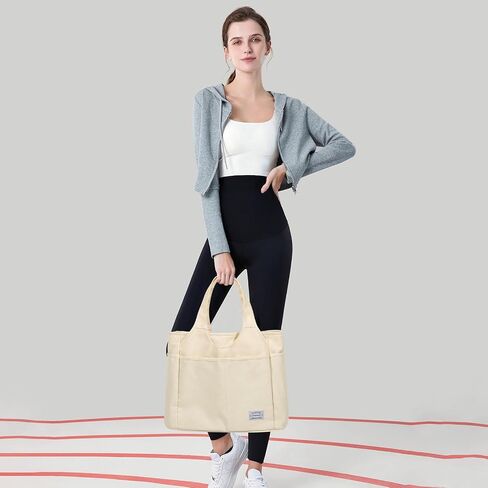 Utility Large Tote Bag, Women's Canvas Tote Bag Duffel Gym Bag, Casual Shoulder Bags Handbag for Work in Saudi Arabia