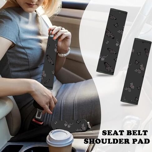 10 Pieces Cow Car Steering Wheel Cover Center Console Armrest Pad Headrest Seat Belt Cover Handbrake Cover Keychain Coaster Full Set Car SUV(Cow) in Saudi Arabia