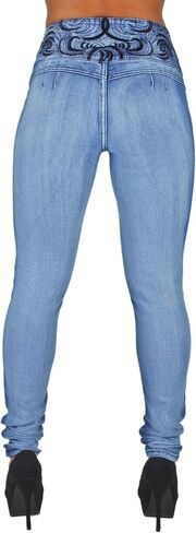 Plus/Junior Size Mid Waist Colombian Design Butt Lift Skinny Jeans in Saudi Arabia
