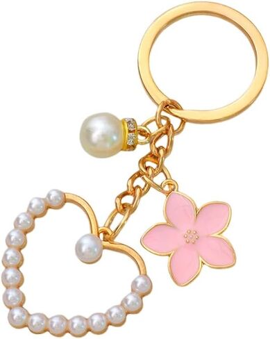 Cute Heart Keychain for Women Colorful Love Heart Keyring Keychain in Kuwait