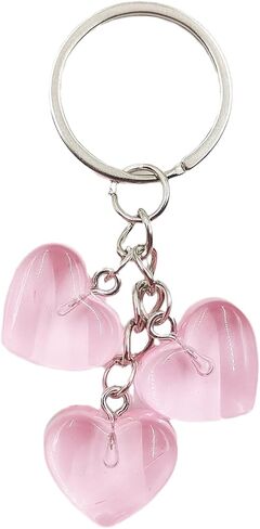 Cute Heart Keychain for Women Colorful Love Heart Keyring Keychain in Kuwait
