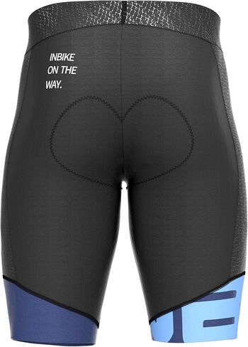 INBIKE Men's Padded Cycling Shorts High Elastic Wrinkle Resistant Breathable Cycling Tights in Saudi Arabia
