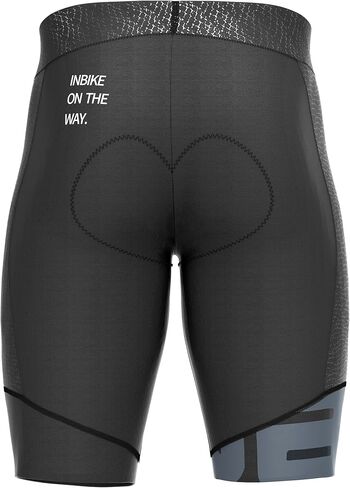 INBIKE Men's Padded Cycling Shorts High Elastic Wrinkle Resistant Breathable Cycling Tights in Saudi Arabia