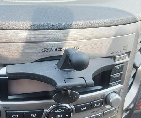 Replacement CD Phone Mount, CD Slot Mounting Bracket Base Compatible with Garmin Nuvi Serie 3.5-7 inches Sat Nav [17mm/0.67in Ball Joint], GPS, Magnetic Mount/Phone Holder Clamp/Tablet Mount in Saudi Arabia